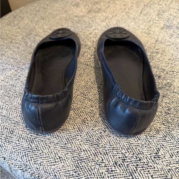 Tory Burch Dark Blue Loafers - Picture 3 of 5